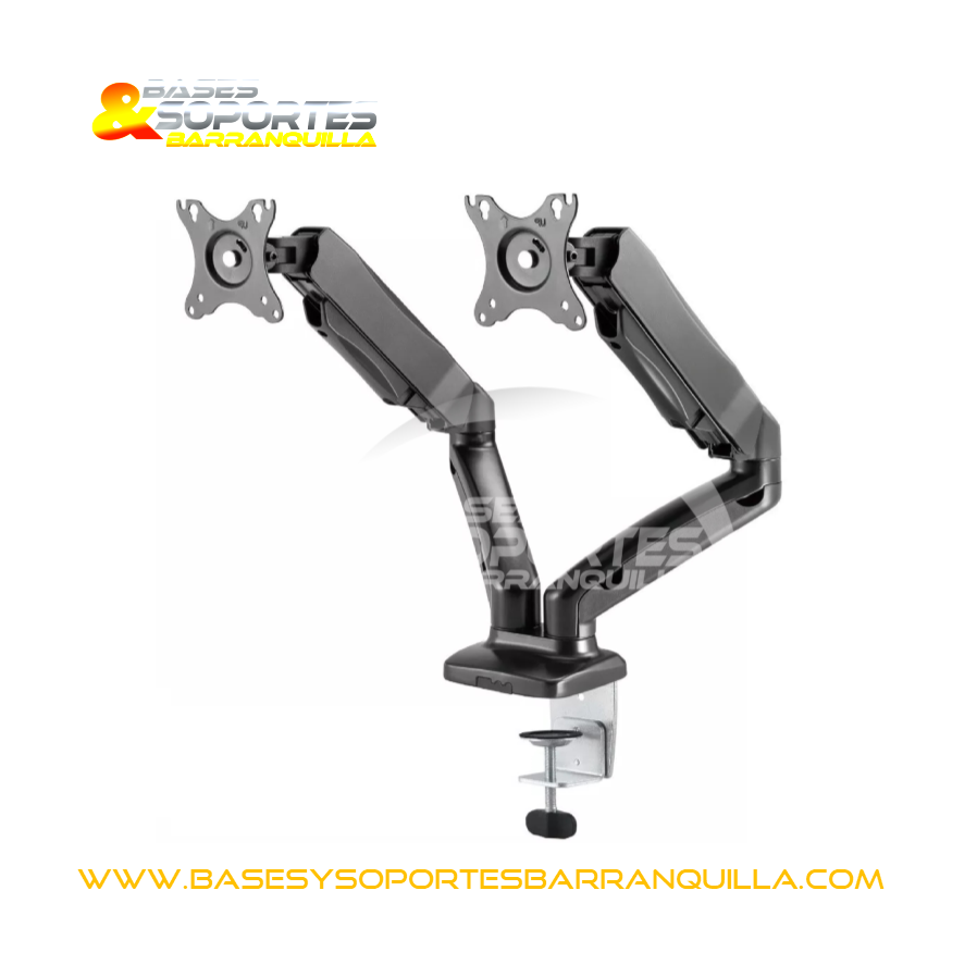 soporte doble monitor