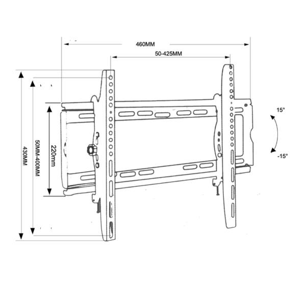 Soporte fijo - 50 a 70" - Imagen 2