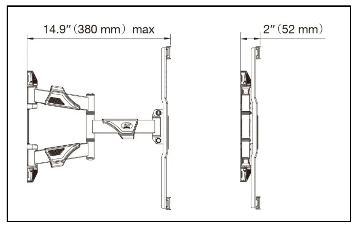 Soporte Reforzado Dual - 40" a 75" - Imagen 6
