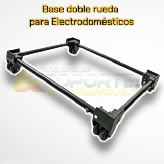 Base doble rueda para electrodomésticos